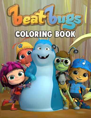 Beat Bugs Coloring Book: A Collection Of Beautiful And Relaxing ...