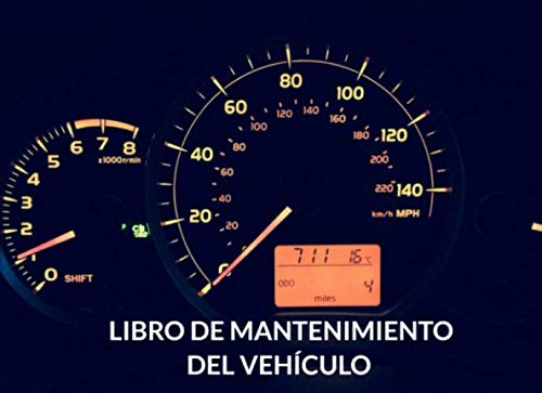 Libro De Registro De Mantenimiento Para Auto O Moto - En Blanco, Ideal Para Llevar Un Control De Servicios