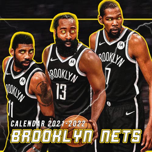 Calendar 2022 NBA Brooklyn Nets Basketball October 2021 December