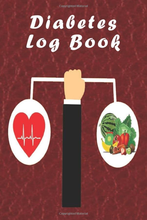 Diabetes Log Book Blood Glucose Log Book Daily Record Book For