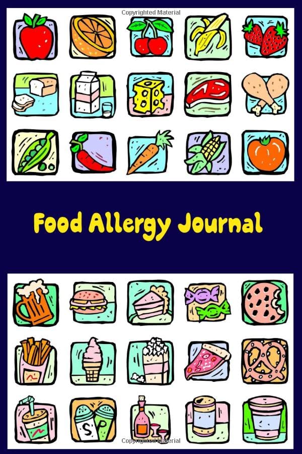 Food Allergy Journal Food Journal for People with Food Sensitivity. Daily Journal to Track