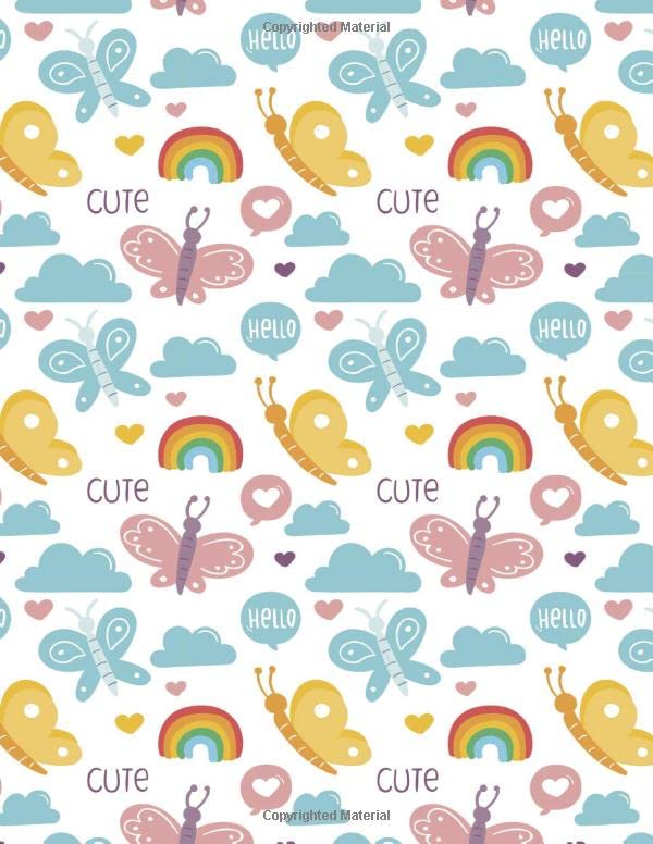 Cute,hello pattern daily a4 notebook planner,daily planner diary, daily