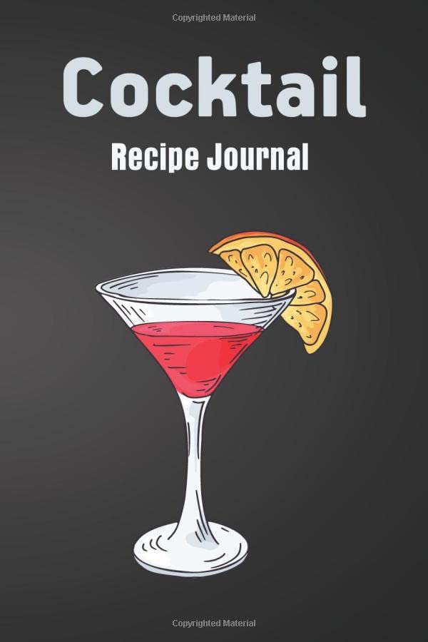 Cocktail Recipe Journal A Craft Cocktail Recipe Journal Book by Easy