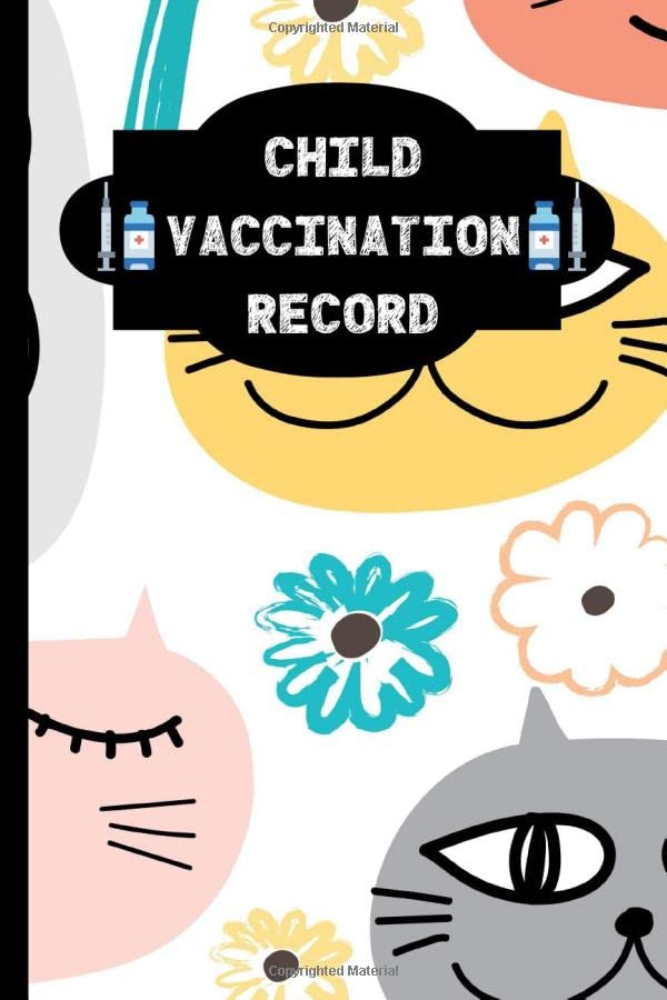 Child Vaccination Schedule Record Book Children Immunization Record