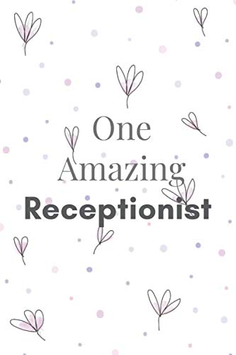 One Amazing Receptionist: Receptionist Lined Notebook Personal Writing ...
