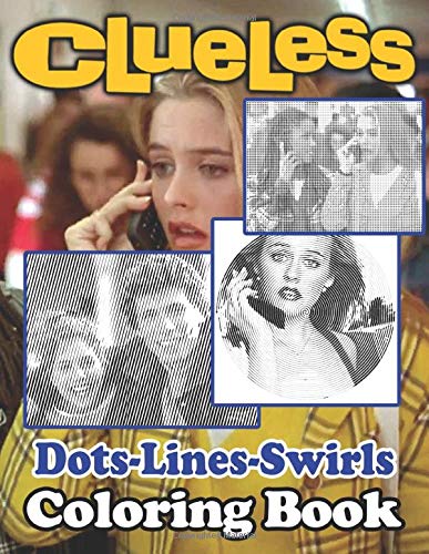 Clueless Dots Lines Swirls Coloring Book: Clueless Adult Activity