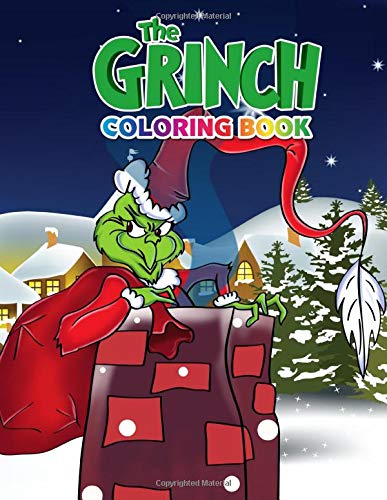 The Grinch Coloring Book: Christmas Fantasy Animation Coloring Book For ...