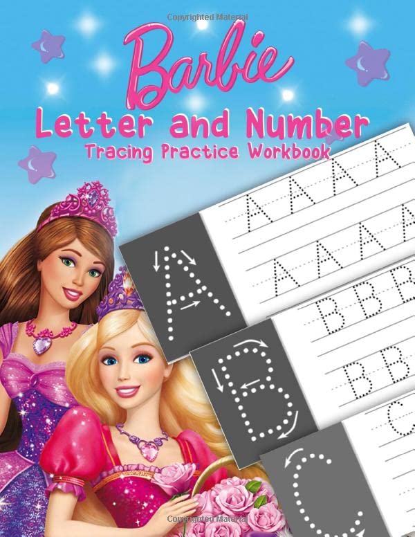 Barbie Letter And Number Tracing Practice Workbook A New Type Of