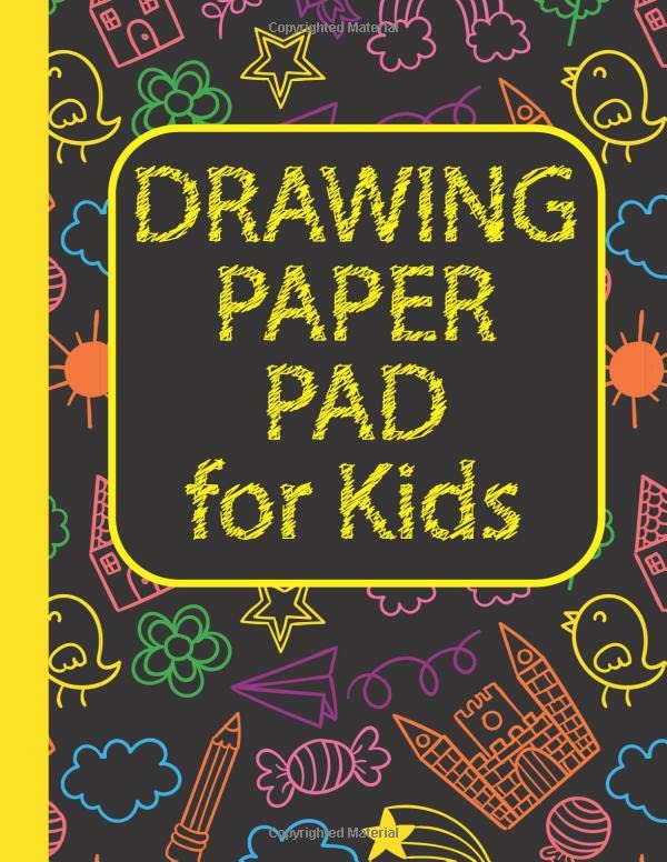 Drawing Paper Pad for Kids Super Cute Doodle Pad for Kids, Great Gift for Creative Boys and