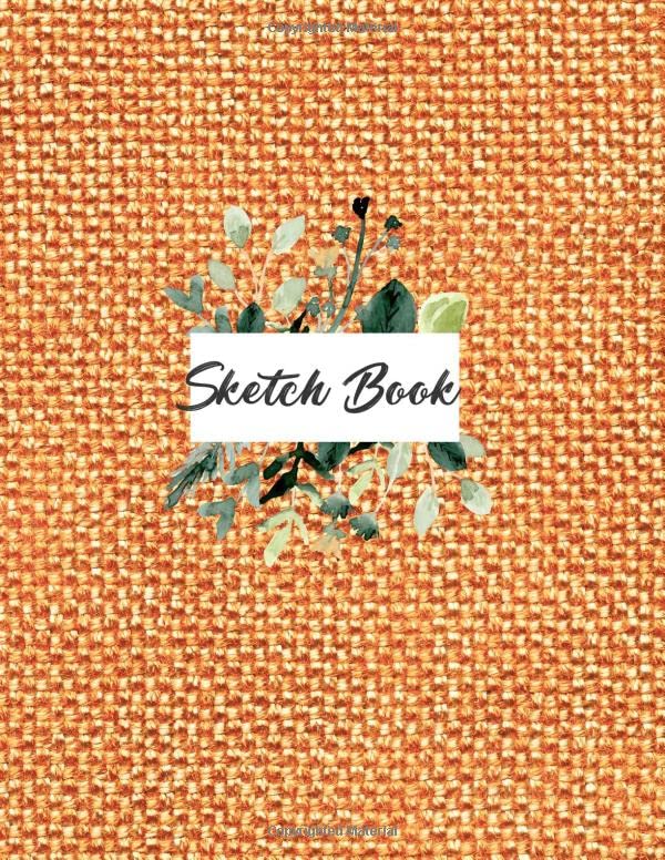 Sketchbook "8.5"" X 11"", Personalized Artist Sketchbook 120 pages