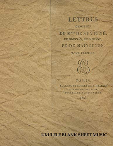 Ukulele Blank Sheet Music: Blank Music Sheet Paper Chord Templates ...