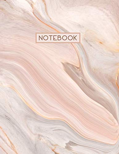 Notebook: Beige Marble Design Lined Journal, Cute Elegant Marble Cover