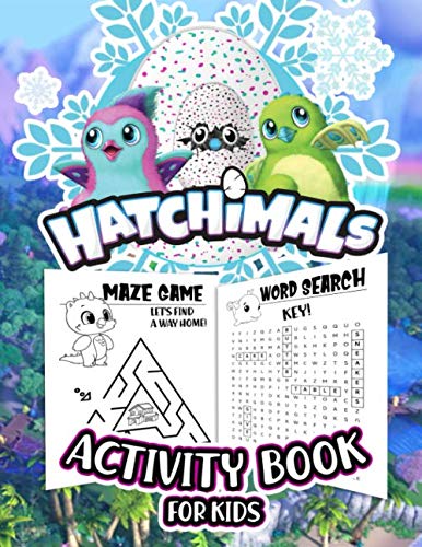 Hatchimals Activity Book For Kids: Great Book Full Of Happiness ...