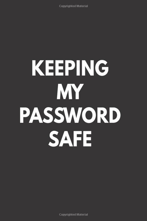 Password Logbook Alphabetical Logbook to Protect your website