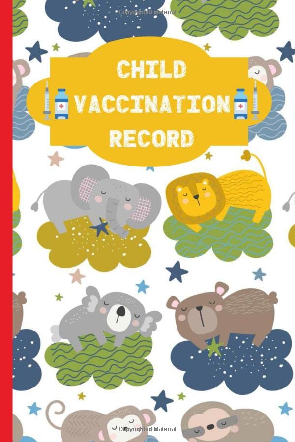 Child Vaccination Schedule Record Book Children Immunization Record