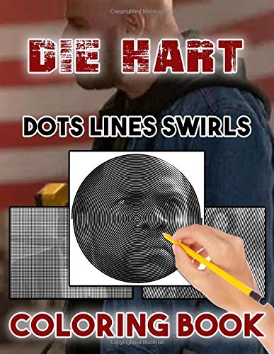 Die Hart Dots Lines Swirls Coloring Book: Die Hart Impressive Swirls