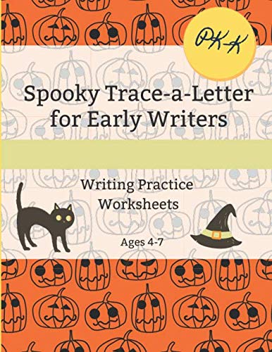 Spooky Trace-a-Letter for Early Writers: Writing Practice Worksheets by ...