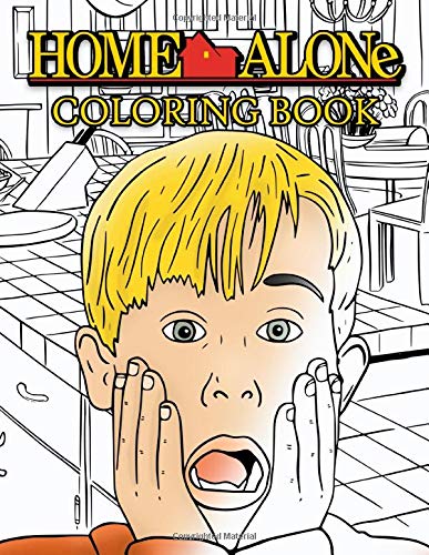 Home Alone coloring book: Fun Classic Comedy Coloring Book For Adults ...