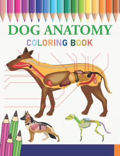 Dog Anatomy Coloring Book: An Dog Anatomy Coloring Book Incredibly