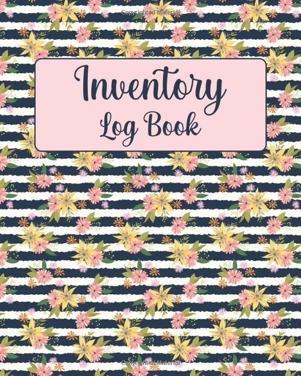 Inventory Log Book For Small Business Simple Inventory Log Book For