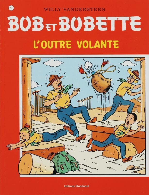 "bob & bobette t.216; l'outre volante" book cover