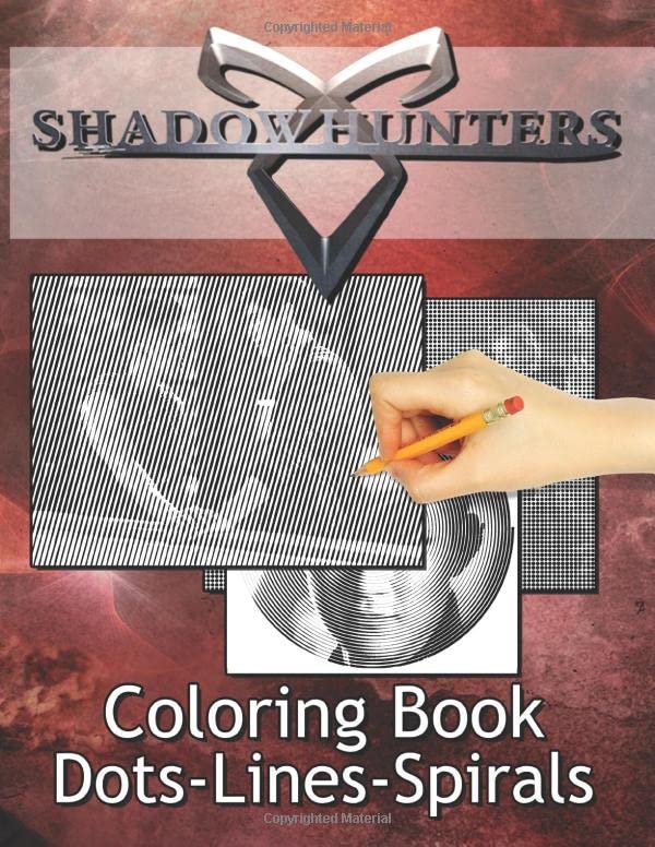 Shadowhunter Dots Lines Spirals Coloring Book Exclusive Activity
