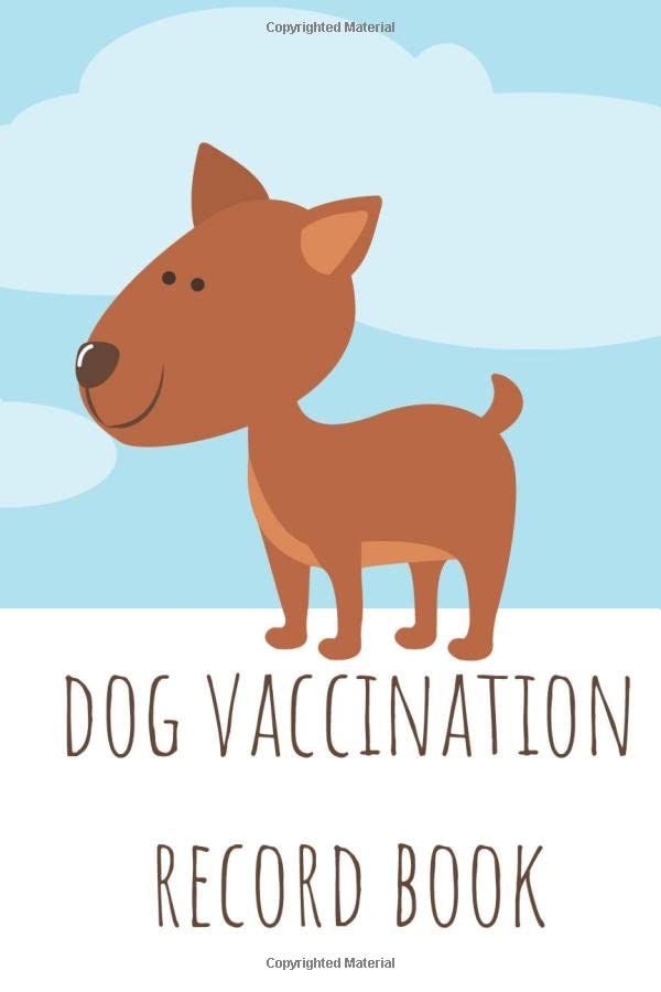 Dog Vaccination Record Book Vaccine Record Book For Dogs, Dog