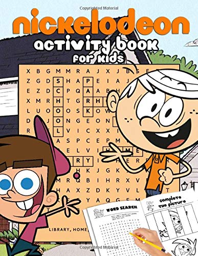 Nickelodeon Activity Book For Kids: Motivate Your Kids By The Creative Activity Book - Lots Of ...