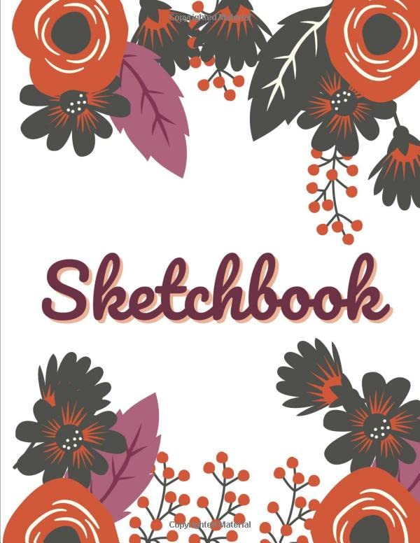 Sketchbook Large Sketchbook for Designer With Blank Paper for Drawing, Sketching or Doodling