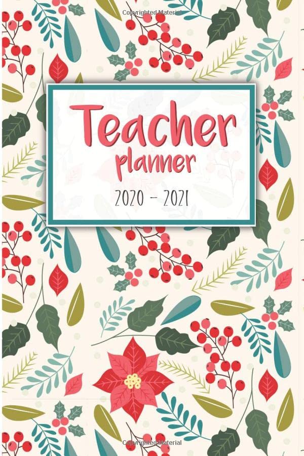 Teacher Lesson Planner 20202021 Weekly and Monthly Agenda Calendar