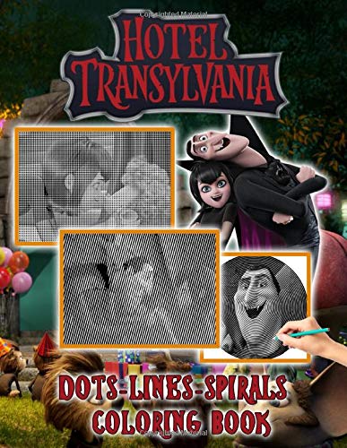 Hotel Transylvania Dots Lines Spirals Coloring Book: Exclusive Activity ...