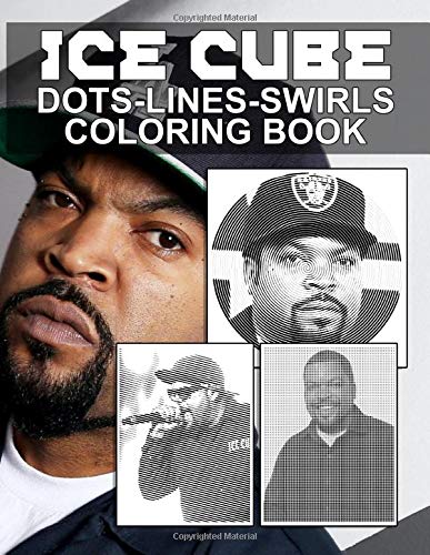Ice Cube Dots Lines Swirls Coloring Book: Ice Cube Featuring Fun And