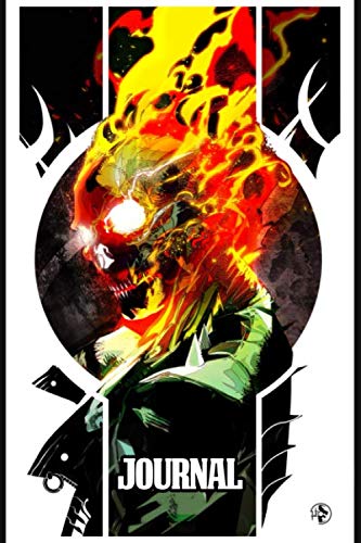Ghost Rider Paper Journal: Ghost Rider Soft Glossy Journal with Ruled Lined Paper for ...
