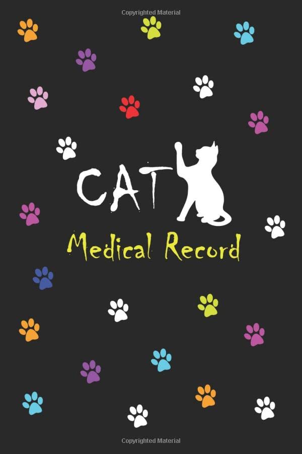 Cat Medical Record Cat Vaccination Record Book, Shots Record Card, Kitten Vaccine Book, Vaccine