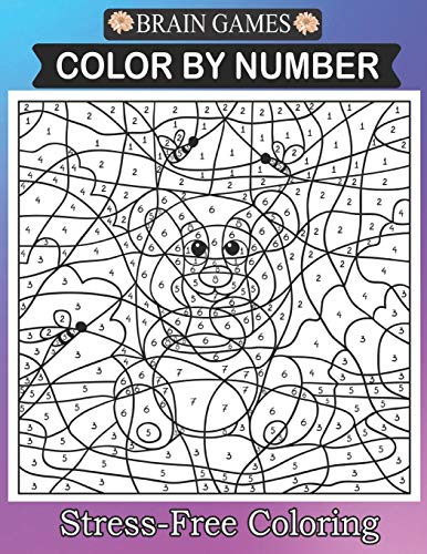 Brain Games Color By Number Stress-Free Coloring: Color By Number For ...