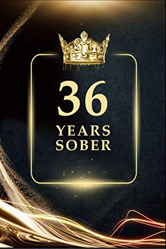 36 Years Sober: Lined Journal / Notebook / Diary - 36 years Sober - Fun ...