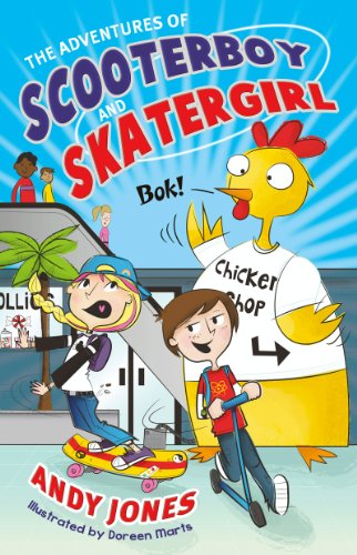 The Adventures of Scooterboy and Skatergirl book cover