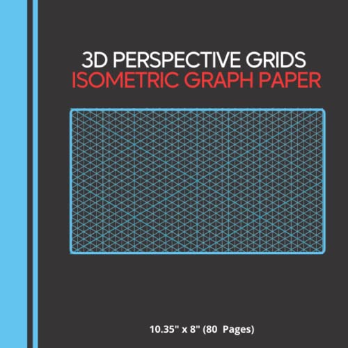 3D Perspective Grids Isometric Gaph Paper: Architectural Interior ...