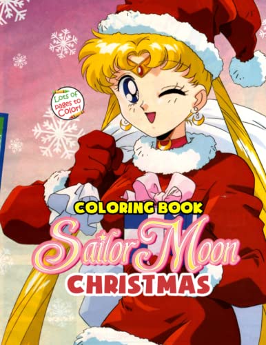 Sailor Moon Christmas Coloring Book: Beautiful Sailor Moon Christmas ...