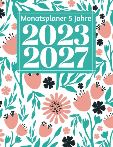 2023-2027 Monatsplaner 5 Jahre: 2023-2027 Jahresplaner Januar 2023 bis 