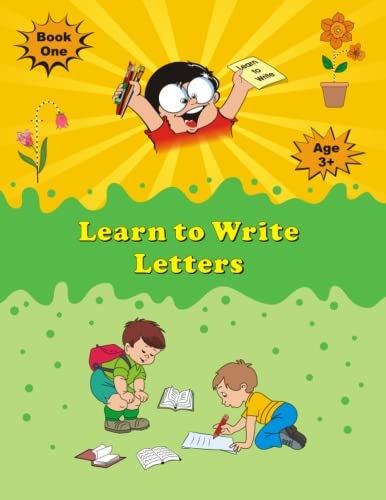 Learn to Write Letters - Book One: Alphabet tracing and coloring book ...