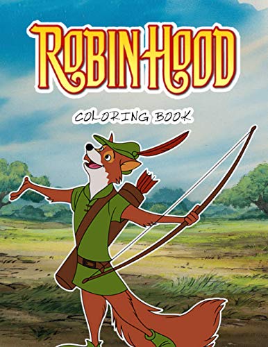 Robin Hood Coloring Book: NEW Coloring Book with 50+ LARGE COLORING ...