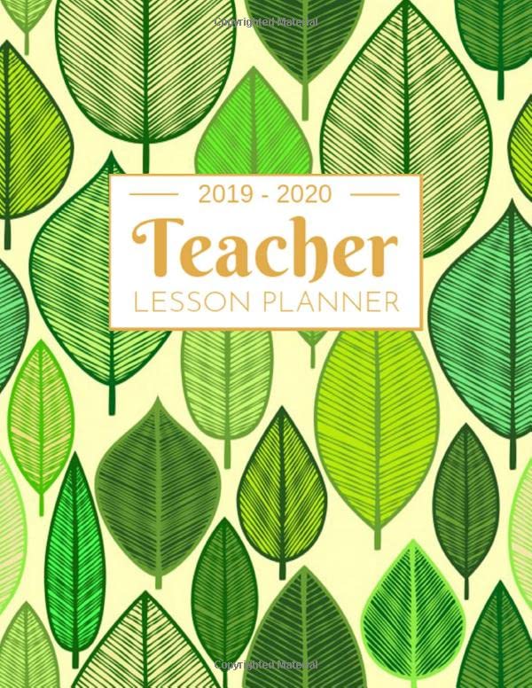 Teacher Lesson Planner Weekly and Monthly Calendar Agenda Academic