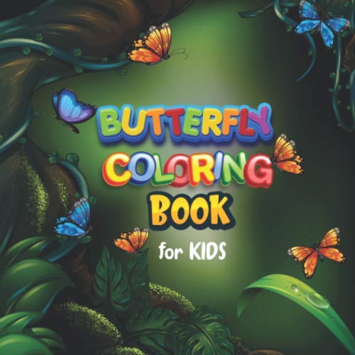 Butterfly Coloring Book for Kids Vol04. Perfect Gift for Children to