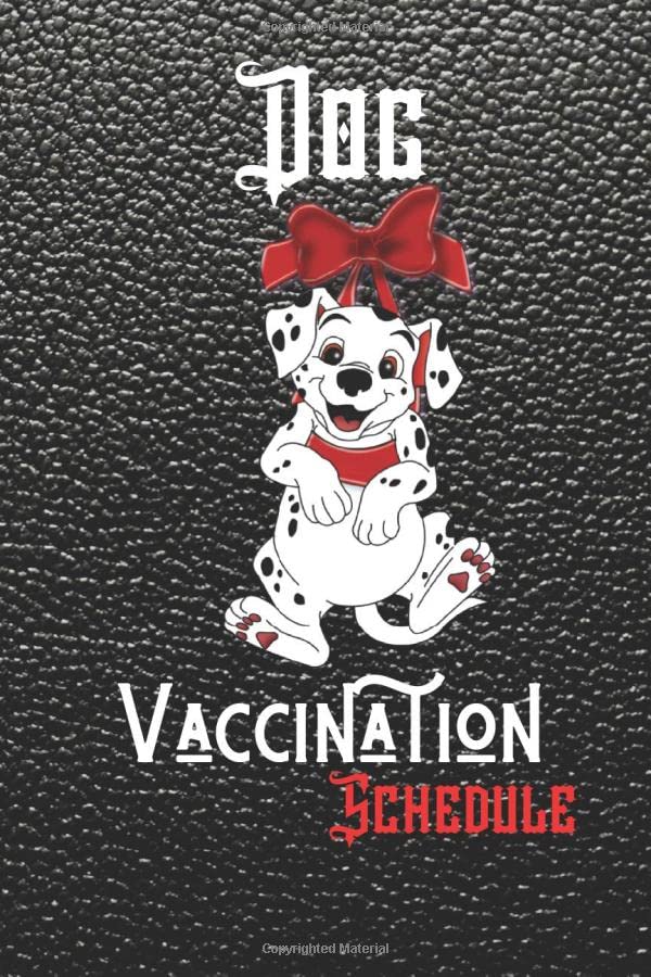 Dog Vaccination Schedule pet health record, Dog Vaccination Record