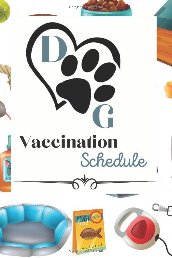 Dog Vaccination Schedule pet health record, Dog Vaccination Record