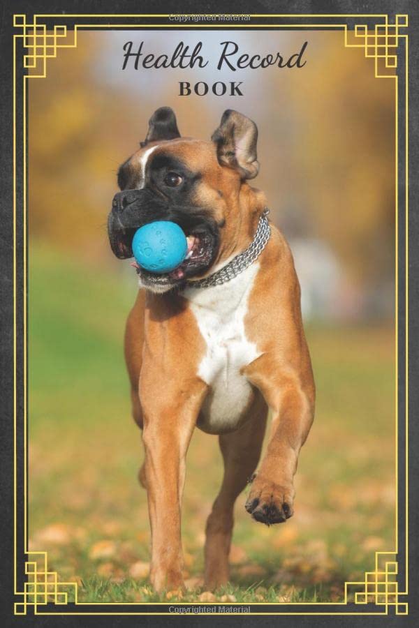 Dog Pet Health Record Book For Boxer & Owners Lovers 6" x 9" by Syntax Publishing Goodreads