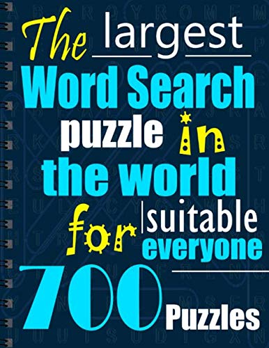 The largest word search puzzle in the world, suitable for everyone: 700 ...