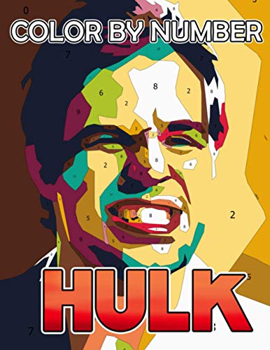 Hulk Color By Number: Favorite Superhero Marvel Bob Banner Comics ...