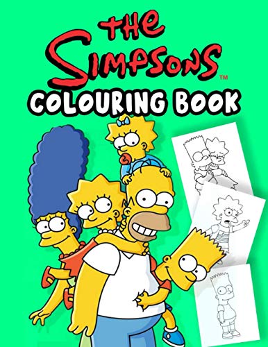 The Simpsons Colouring Book: Colouring Book For Kids and Adults , pages ...